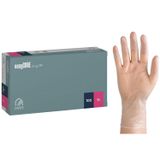 EasyCare Vinyl PF, rękawice winylowe, niejałowe, bezpudrowe, transparentne, rozmiar S, 100 sztuk - miniaturka zdjęcia produktu