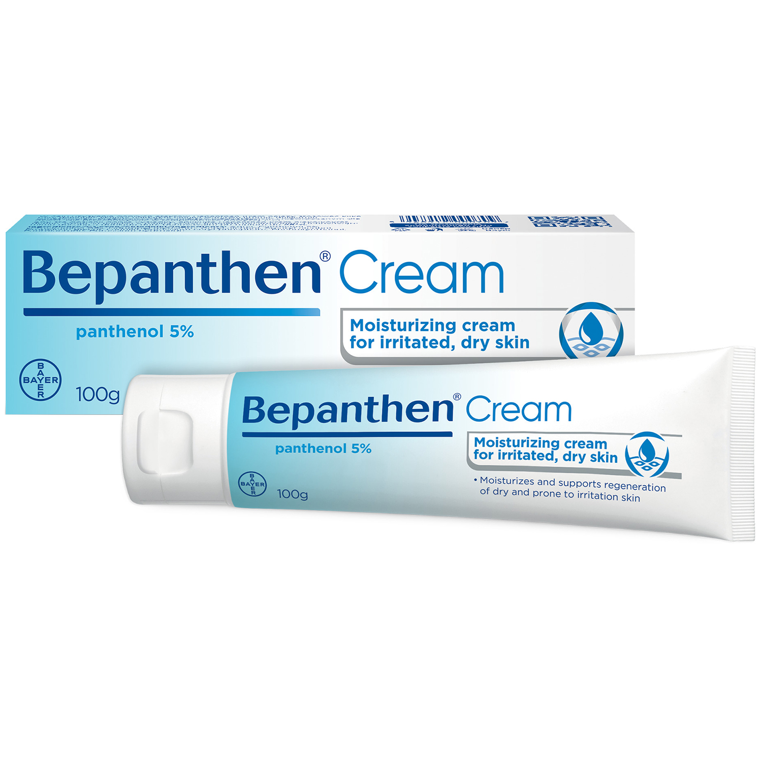 Bepanthen Bepanthen Cream, specjalistyczny krem na suchą i skłonną do podrażnień skórę, od 3 lat, 100 g