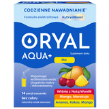 Oryal Aqua+ Mix smaków, bez cukru, 14 saszetek USZKODZONE OPAKOWANIE - miniaturka zdjęcia produktu