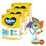 Zestaw Bebiko Junior 3R Nutriflor Expert, odżywcza formuła na bazie mleka z kleikiem ryżowym, powyżej 1 roku, 3 x 600 g + Chicco, wiatraczek zabawka sensoryczna gratis - miniaturka  zdjęcia produktu