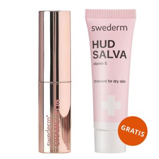 Swederm Chameleon, balsam do ust, 3,5 ml + Hudsalva, maść silnie natłuszczająca z witaminą E, skóra sucha, 8 ml gratis - zdjęcie produktu