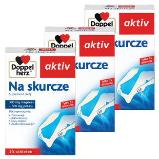 Zestaw Doppelherz aktiv Na Skurcze, 3 x 30 tabletek - zdjęcie produktu