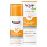Eucerin Sun Protection Oil Control, żel-krem ochronny koloryzujący, light, SPF 50+, 50 ml - miniaturka zdjęcia produktu