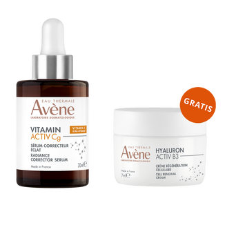 Avene Vitamin Activ Cg, serum korygująco-rozjaśniające, 30 ml + krem odbudowujący komórki, 7 ml gratis - zdjęcie produktu