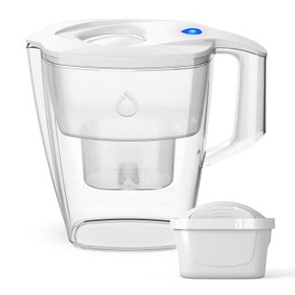 Dafi Mila Led, dzbanek filtrujący, biały, 3 l + filtr Unimax, 1 sztuka - zdjęcie produktu