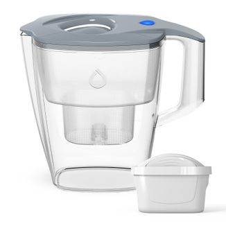 Dafi Mila Led, dzbanek filtrujący, stalowy, 3 l + filtr Unimax, 1 sztuka - zdjęcie produktu