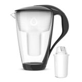 Dafi Crystal Led, szklany dzbanek filtrujący, czarny, 2 l + filtr Classic, 1 sztuka - miniaturka zdjęcia produktu