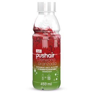 Dafi PushAir Czerwona Oranżada, suplement diety w płynie, 450 ml - zdjęcie produktu
