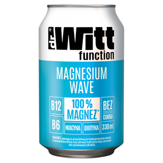 DrWitt Function Magnesium Wave, napój gazowany, ananas i cytryna, 330 ml - zdjęcie produktu