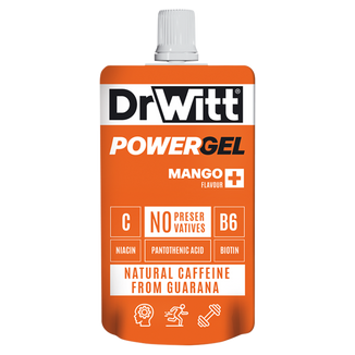 DrWitt Powergel, żel energetyczny, mango, 100 g - zdjęcie produktu