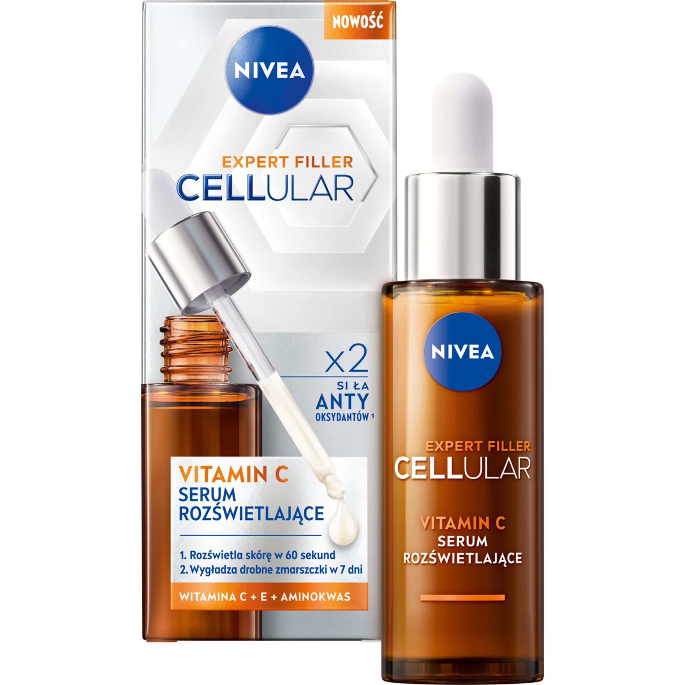 Nivea Nivea Cellular Expert Filler Vitamin C, serum strahlend, 30 ml — Inhaltsstoffe und Bewertung