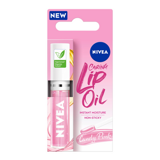 Nivea, pielęgnujący olejek do ust, Candy Pink, 4,8 g - zdjęcie produktu