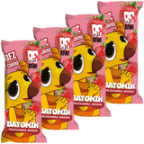 Zestaw BeRAW! Kids, batonik, truskawka, banan, bez dodatku cukru, 4 x 25 g - miniaturka zdjęcia produktu