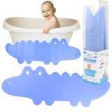 Bocioland, antypoślizgowa mata do kąpieli, niebieski krokodyl, 1 sztuka USZKODZONE OPAKOWANIE - miniaturka zdjęcia produktu