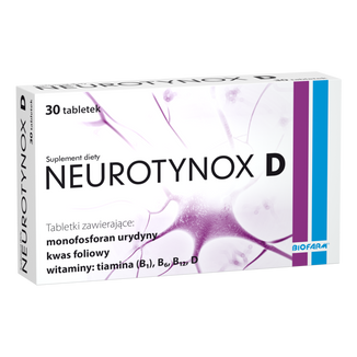 Neurotynox D, 30 tabletek USZKODZONE OPAKOWANIE Neurotynox D, 30 tabletek USZKODZONE OPAKOWANIE - zdjęcie produktu