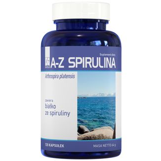 A-Z Spirulina, 120 kapsułek - zdjęcie produktu