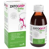 Zatogrip Baby 1+, syrop dla dzieci, smak malinowy, 120 ml USZKODZONE OPAKOWANIE - miniaturka zdjęcia produktu