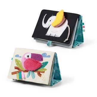 BabyOno, książeczka sensoryczna, safari, od urodzenia, 1 sztuka - zdjęcie produktu