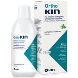 KIN Orthokin, płyn do płukania jamy ustnej dla osób z aparatami ortodontycznymi, smak miętowy, 500 ml - miniaturka zdjęcia produktu