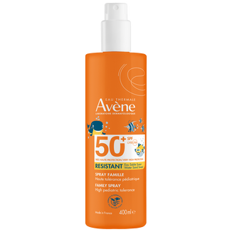 Avene Sun, bardzo wysoka ochrona przeciwsłoneczna, spray dla rodziny, SPF 50+, 400 ml - zdjęcie produktu