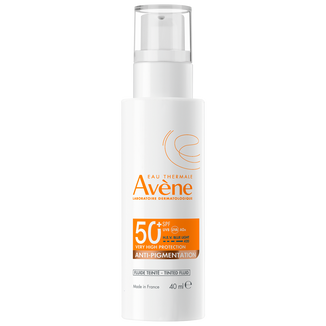 Avene Sun, bardzo wysoka ochrona przeciwsłoneczna, koloryzujący fluid przeciw przebarwieniom, SPF 50+, 40 ml - zdjęcie produktu