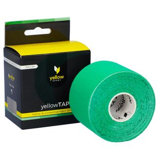 YellowSport YellowTape, taśma do kinesiotapingu, zielona, 5 cm x 5 m - zdjęcie produktu