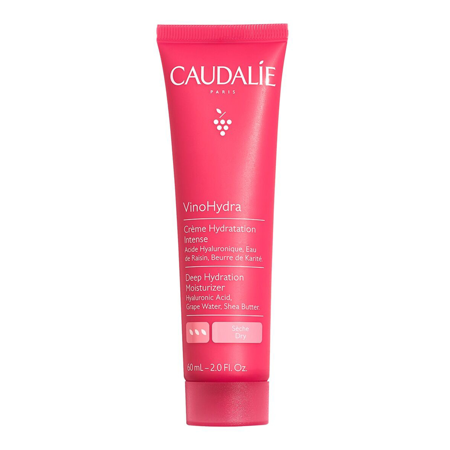 Nieznana Caudalie VinoHydra, intensywnie nawilżający krem do twarzy, 60 ml