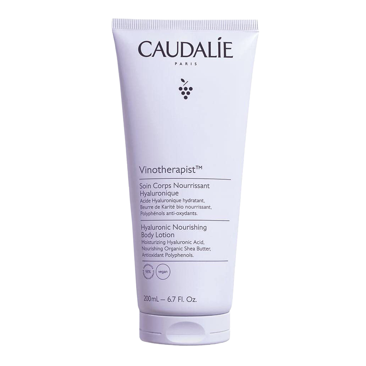 Nieznana Caudalie Vinotherapist Nourishing, nawilżający balsam do ciała z kwasem hialuronowym, 200 ml