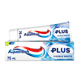 Aquafresh Plus Visible White, wybielająca pasta do zębów, 75 ml - miniaturka zdjęcia produktu