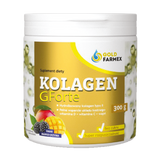 Goldfarmex Kolagen Gforte, smak mango-jeżyna, 300 g - miniaturka zdjęcia produktu