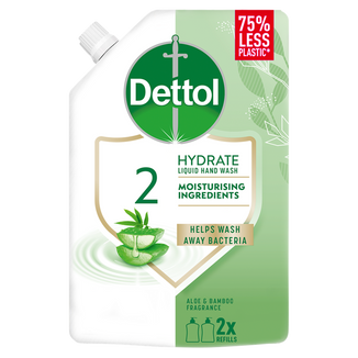 Dettol, mydło w płynie, delikatny aloes, zapas, 500 ml Dettol, mydło w płynie, delikatny aloes, zapas, 500 ml - zdjęcie produktu