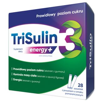 TriSulin Energy+, 28 saszetek USZKODZONE OPAKOWANIE - zdjęcie produktu