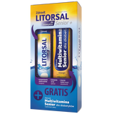 Zdrovit Litorsal Senior+, dla diabetyków, smak pomarańczowy, 20 tabletek musujących + Multiwitamina Senior, dla diabetyków, smak pomarańczowo-cytrynowy, 24 tabletki musujące USZKODZONE OPAKOWANIE - miniaturka zdjęcia produktu