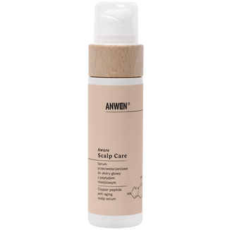 Anwen Aware Scalp Care, serum przeciwstarzeniowe do skóry głowy z peptydem miedziowym, 100 ml KRÓTKA DATA Anwen Aware Scalp Care, serum przeciwstarzeniowe do skóry głowy z peptydem miedziowym, 100 ml KRÓTKA DATA - zdjęcie produktu