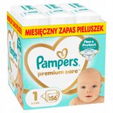 Pampers Premium Care 1 (2-5 kg), pieluchy, 156 sztuk - miniaturka zdjęcia produktu