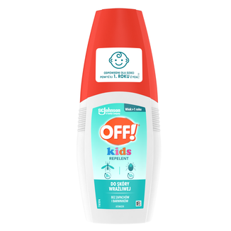 OFF! Kids, atomizer przeciw komarom i kleszczom, dla dzieci, od 1 roku, 100 ml - zdjęcie produktu