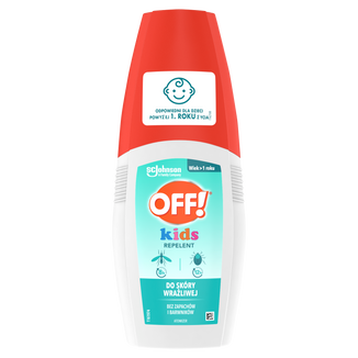 OFF! Kids, atomizer przeciw komarom i kleszczom, dla dzieci, od 1 roku, 100 ml - zdjęcie produktu