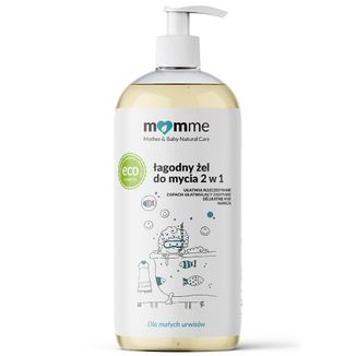 Momme, łagodny żel myjący 2w1 od 1 dnia życia, 500 ml - zdjęcie produktu