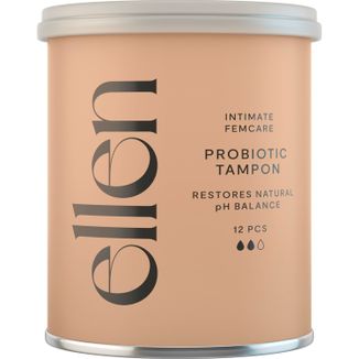 Ellen, tampony probiotyczne, normal, 12 sztuk - zdjęcie produktu