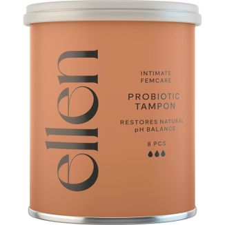 Ellen, tampony probiotyczne, super, 8 sztuk KRÓTKA DATA Ellen, tampony probiotyczne, super, 8 sztuk KRÓTKA DATA - zdjęcie produktu