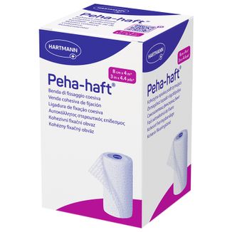 Peha-haft, kohezyjna opaska podtrzymująca, 8 cm x 4 m, 1 sztuka - zdjęcie produktu