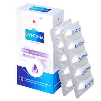 Fytofontana Gyntima Menopausa, globulki dopochwowe, 10 sztuk - zdjęcie produktu