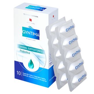 Fytofontana Gyntima Probiotica, globulki dopochwowe, 10 sztuk - zdjęcie produktu