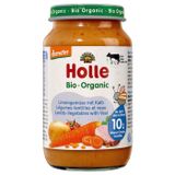 Holle Danie Bio, soczewica i warzywa z cielęciną, od 10 miesiąca, 220 g - miniaturka zdjęcia produktu