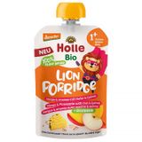 Holle Bio Lion Porridge, mus w tubce, mango i ananas + owies i komosa ryżowa, od 1 roku, 110 g KRÓTKA DATA - miniaturka zdjęcia produktu