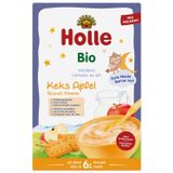 Holle Kaszka Bio, herbatniki i jabłko, mleczna, od 6 miesiąca, 250 g USZKODZONE OPAKOWANIE - miniaturka zdjęcia produktu
