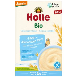Holle Kaszka owsiana Bio, bezmleczna, bezglutenowa, od 5 miesiąca, 250 g USZKODZONE OPAKOWANIE - zdjęcie produktu