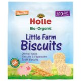 Holle Mała Farma, ciasteczka orkiszowe, Bio, od 10 miesiąca, 100 g - miniaturka zdjęcia produktu