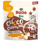 Holle Choco Chipmunk, płatki śniadaniowe czekoladowe kuleczki, Bio, od 1 roku, 125 g - miniaturka zdjęcia produktu