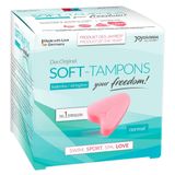 JoyDivision Soft-Tampons, tampony bezsznurkowe, normal, 3 sztuki - miniaturka zdjęcia produktu